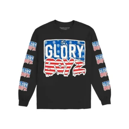 Glory Boyz Long Sleeve Tee Black