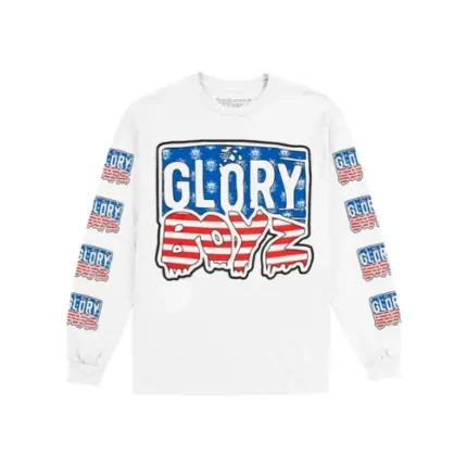 Glory Boyz Long Sleeve Tee White