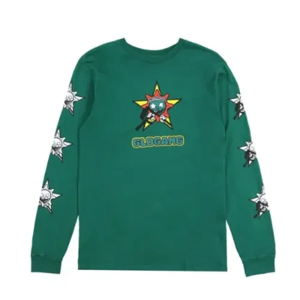 Glozablique Long Sleeve Shirt Sporting Green